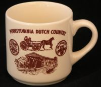 PENNSYLVANIA DUTCH COUNTRY Coffee Mug w/Map